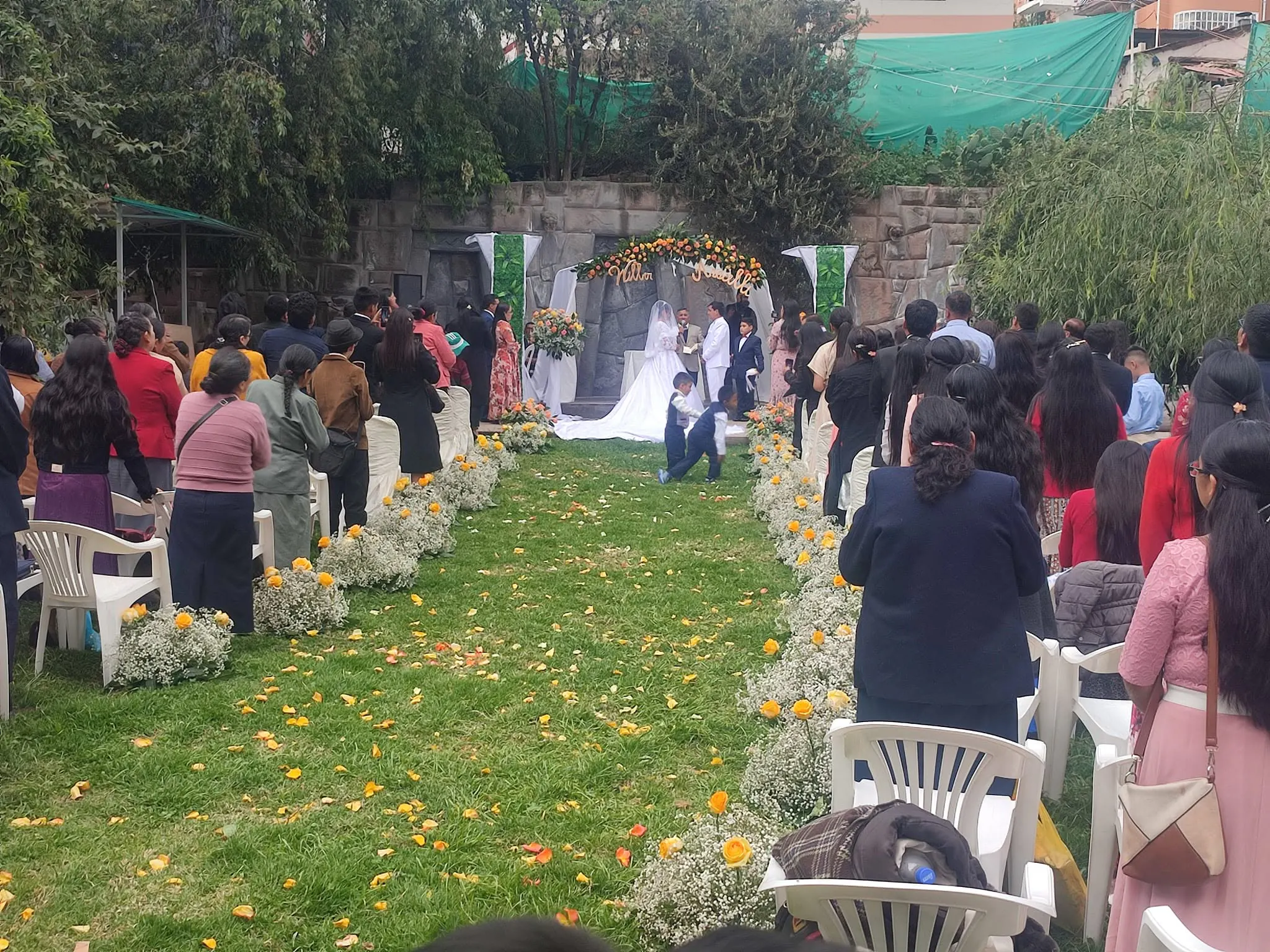 Ceremonia en el jardín